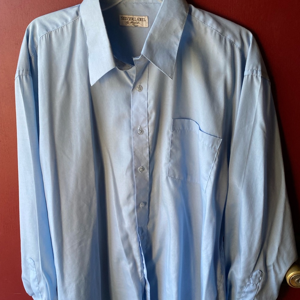 Silver Label XL Blue Dress Shirt